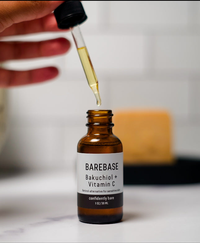 Bakuchiol + Vitamin C Serum | Retinol-alternative for Sensitive Skin