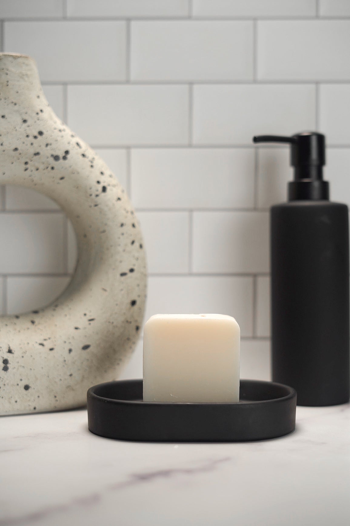 Textured surface of Barebase Bare Soap