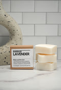 Barebase Lavender Soap Bar in eco-friendly packaging